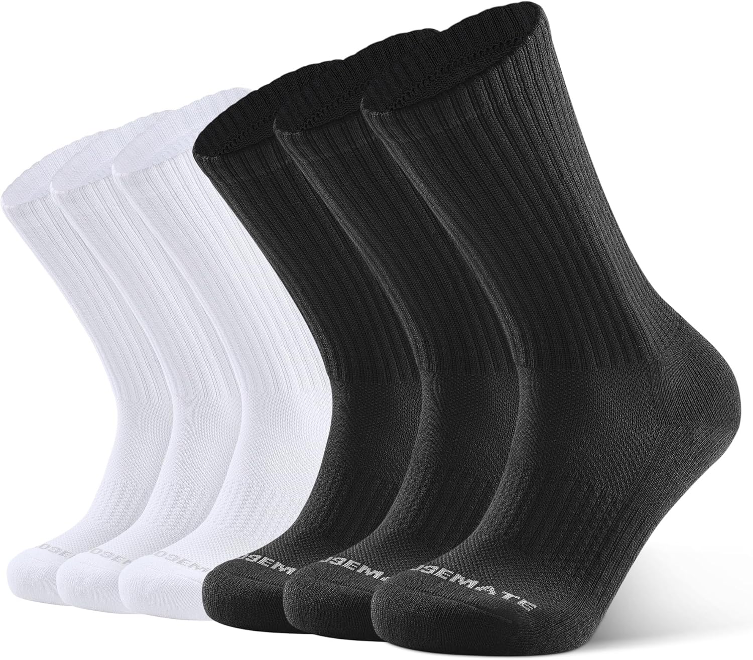 Closemate Mens Socks, Special Crew Sport Socks for Men with Cushioned Cotton Wic...