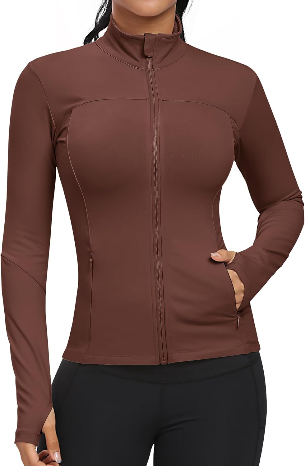 GYM RAINBOW Workout Jacket for Women, Special Full Zip Slim Fit Athletic Running...