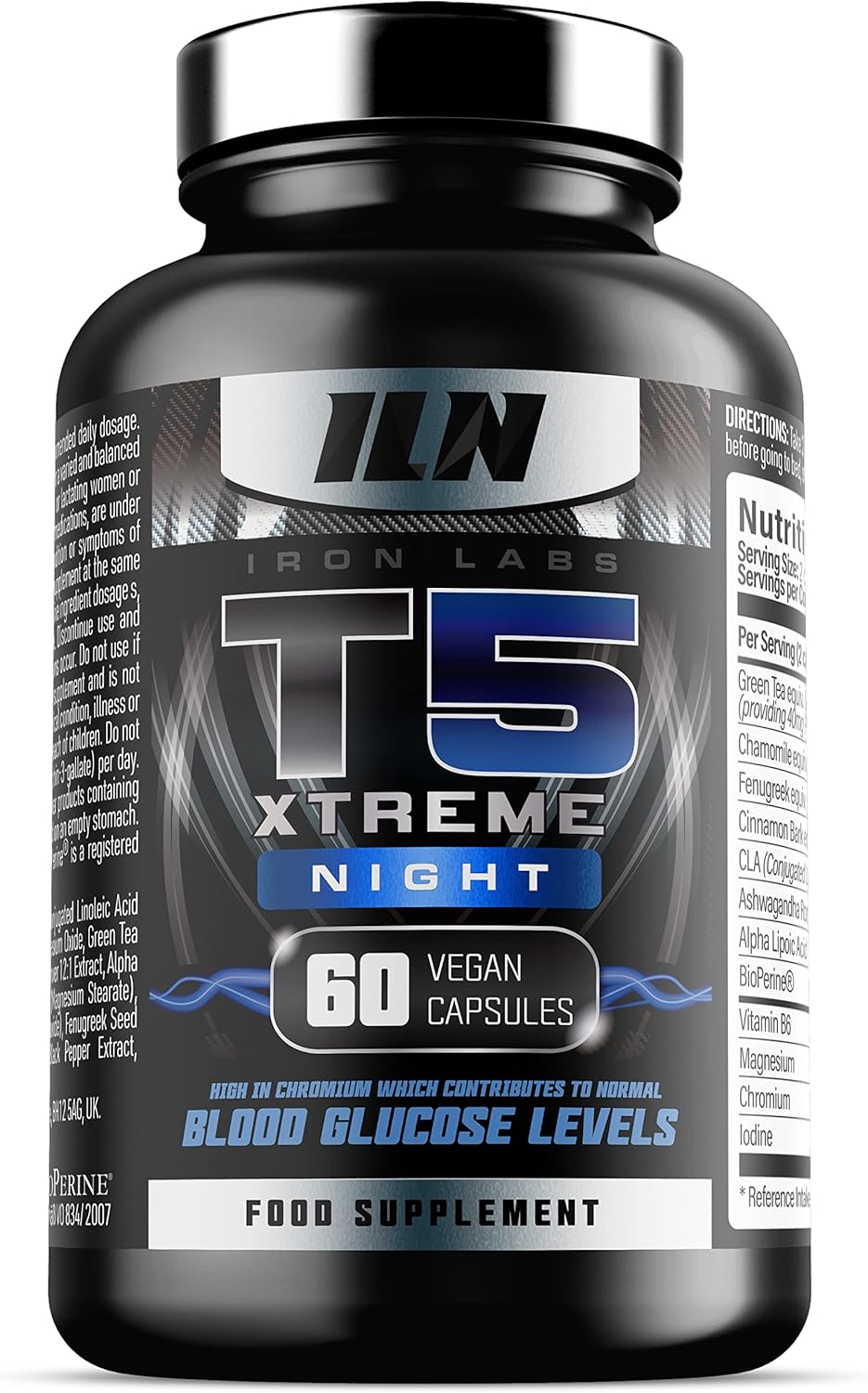Iron Labs T5 Xtreme Night, Special Overnight Formulation, Unique Keto Friendly S...