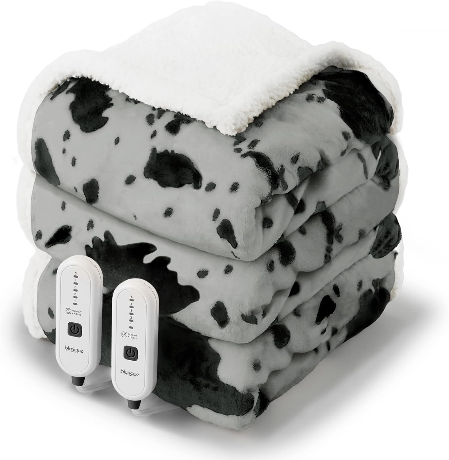 Electric Blanket Queen Size - Dual Control Heated Blanket Queen with 5 Heat Sett...