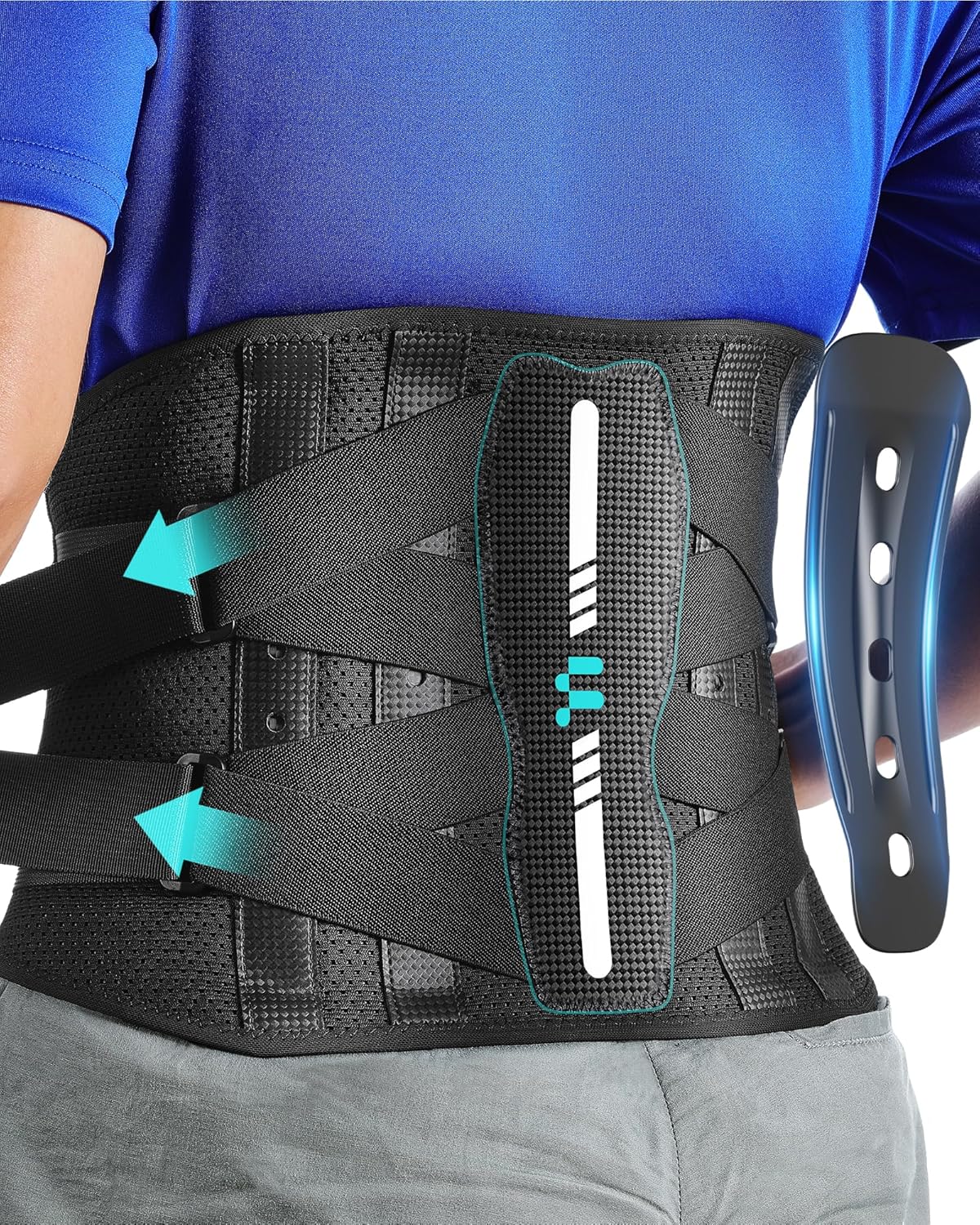 Fitomo Back Support Belt, Special Belt with Ergonomic Spine Curve Support, Uniqu...