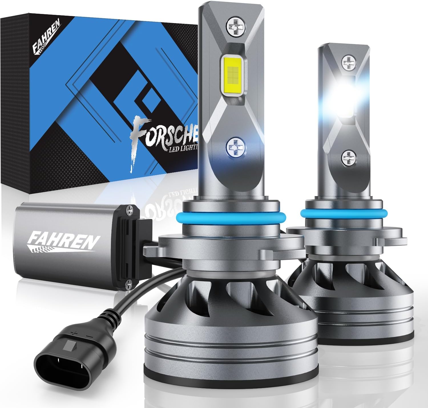 FAHREN 9005 Driving Fog Bulbs, Special 26000 Lumens Super Bright Fog Bulbs, Inno...