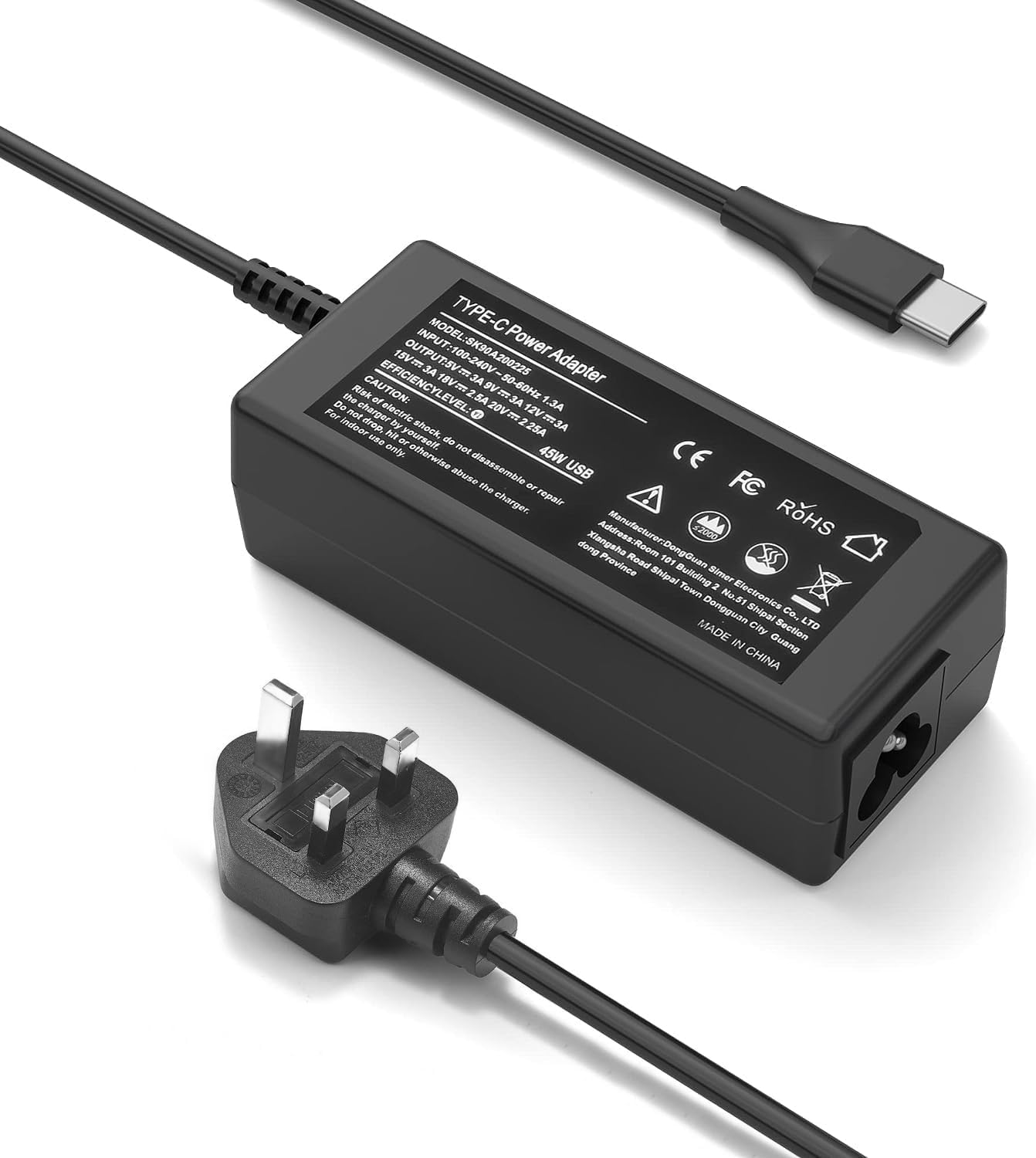 Chromebook Charger 45W USB C Laptop Charger for HP Chromebook, Dell Chromebook,...