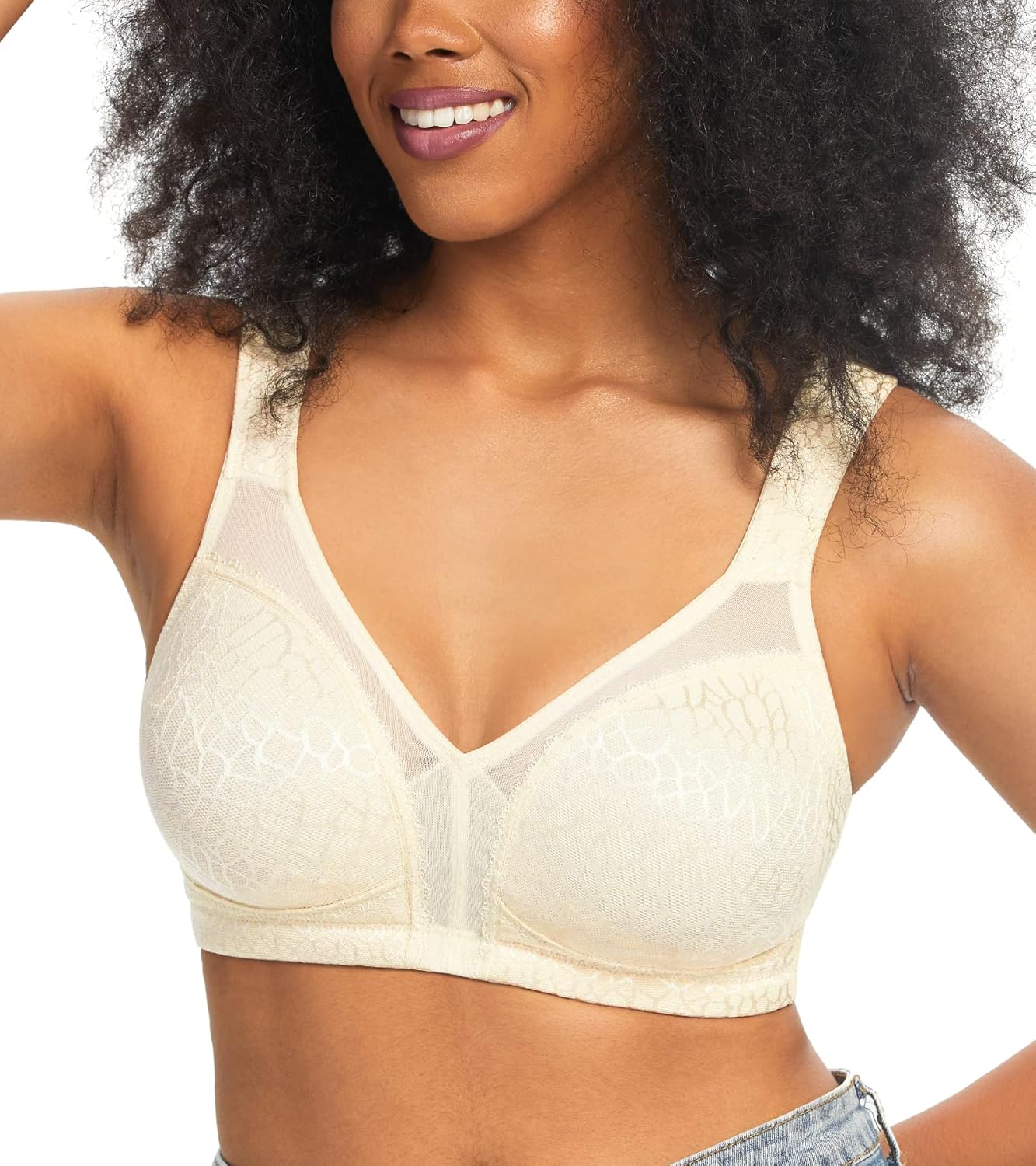 HACI Women's Minimizer Bra, Special Full Coverage Everyday Bra, Supportive Wiref...