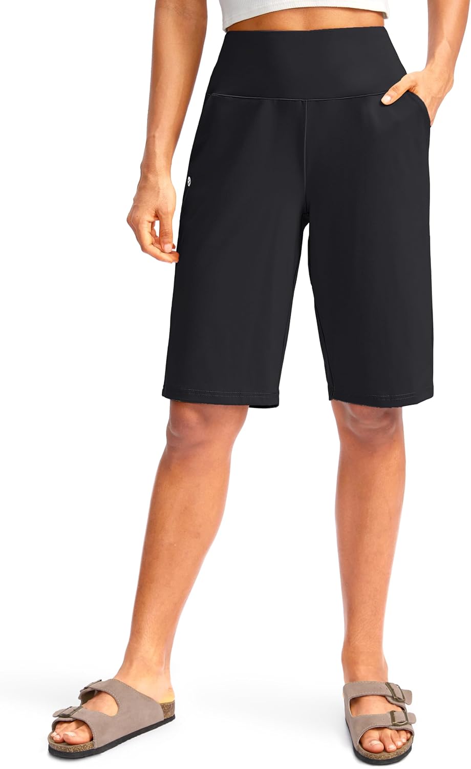G Gradual Women's Bermuda Shorts, Special Long Shorts With Pockets, Innovative H...