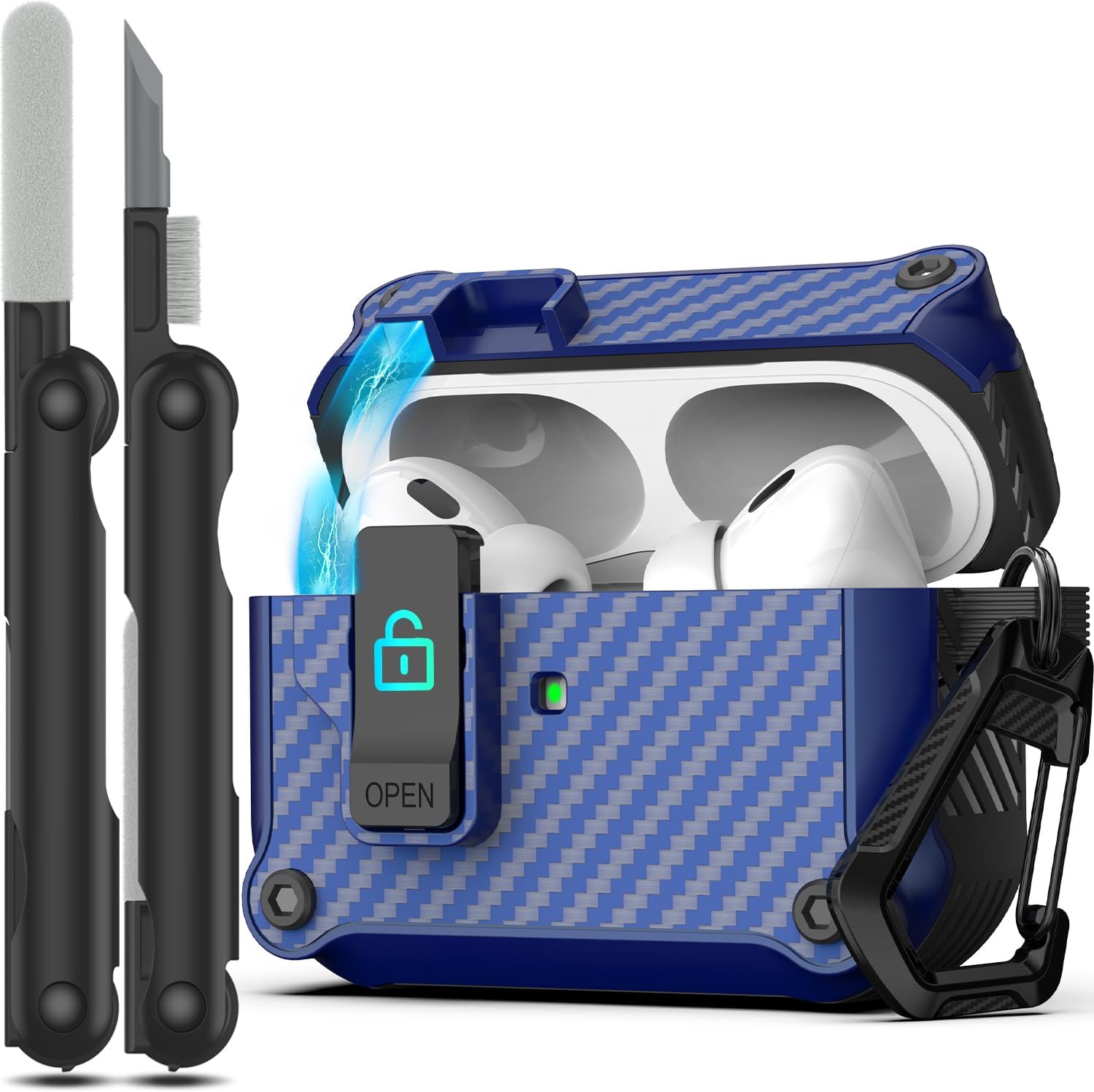 RFUNGUANGO Compatible with AirPods Pro 2nd /1st Generation Case (2023/2022/2019)...