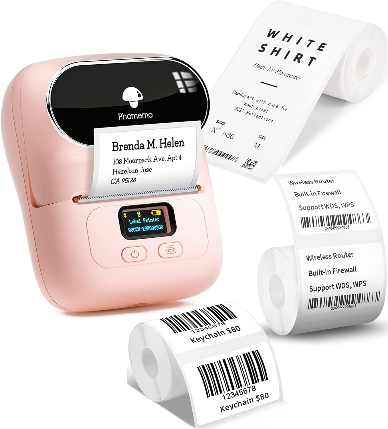 Phomemo M110 Label Printer, Upgraded Label Maker Machine for Phone and Windows/M...