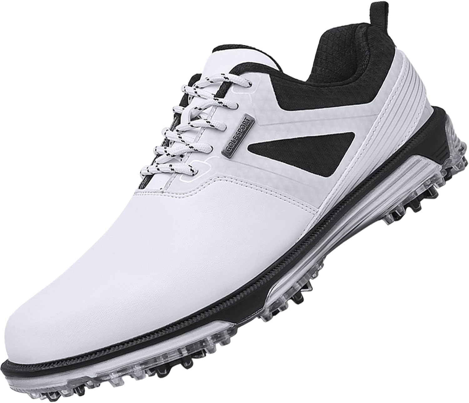 ULTIANT Men's Golf Shoes Fixed Nailless Sole Waterproof Lightweight No-Slip Walk...