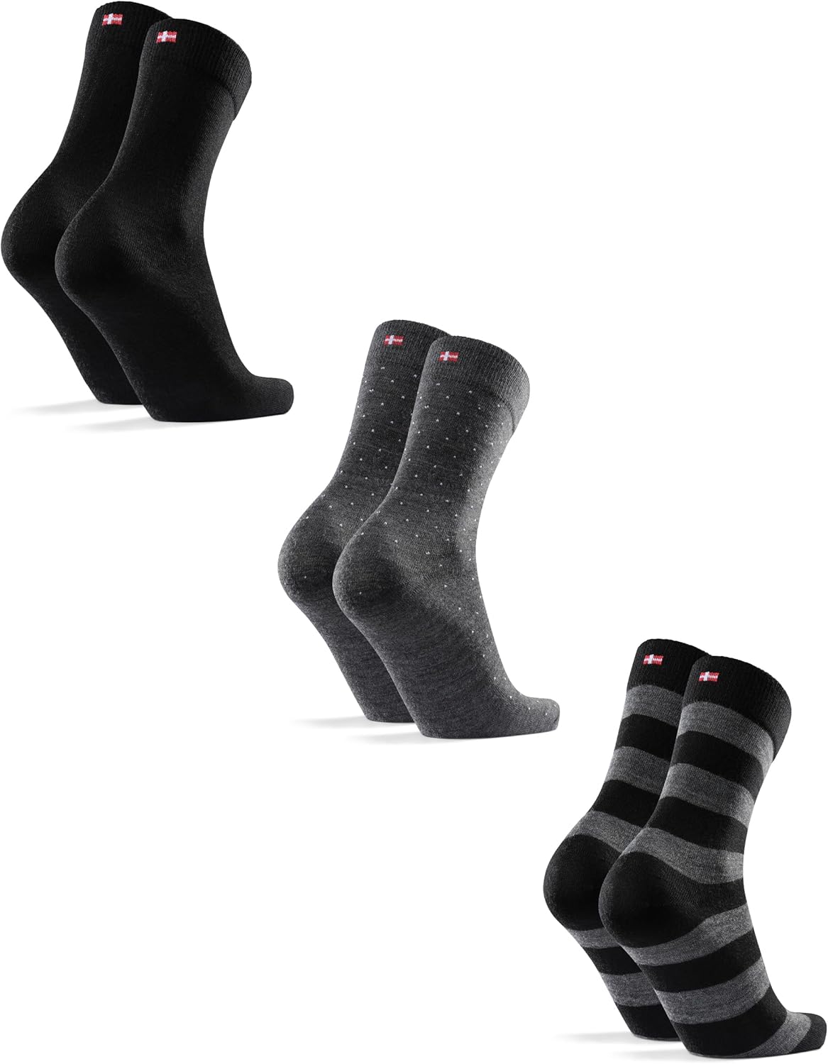 DANISH ENDURANCE Mens Socks, Special Merino Wool Socks for Moisture Wicking, The...