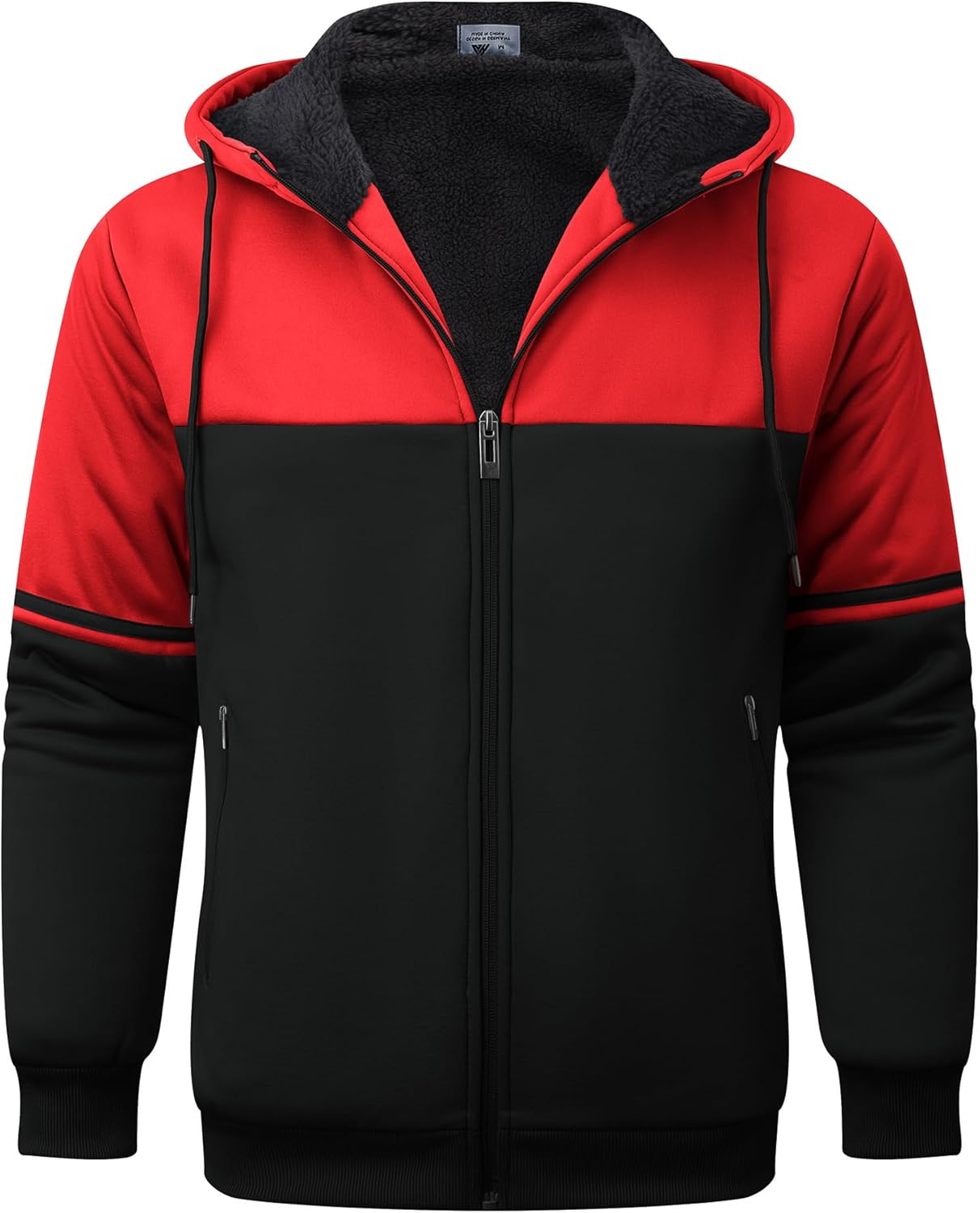 GEEK LIGHTING Hoodies for Men Heavyweight Fleece Sweatshirt - Full Zip Up Thick...