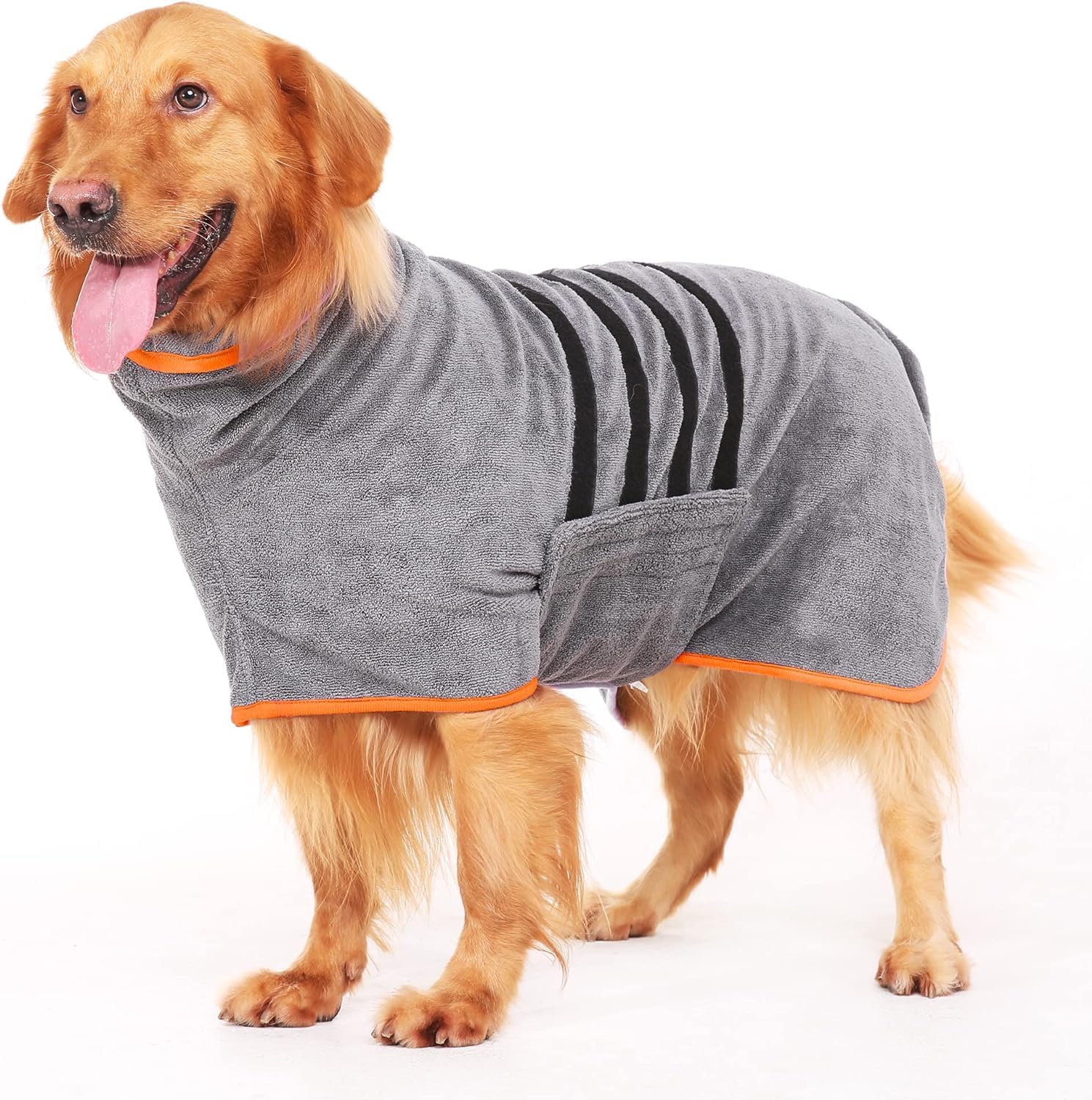 HezzLuv Dog Bathrobe, Special Ultra Absorbent Dog Towel, High-Quality Microfiber...