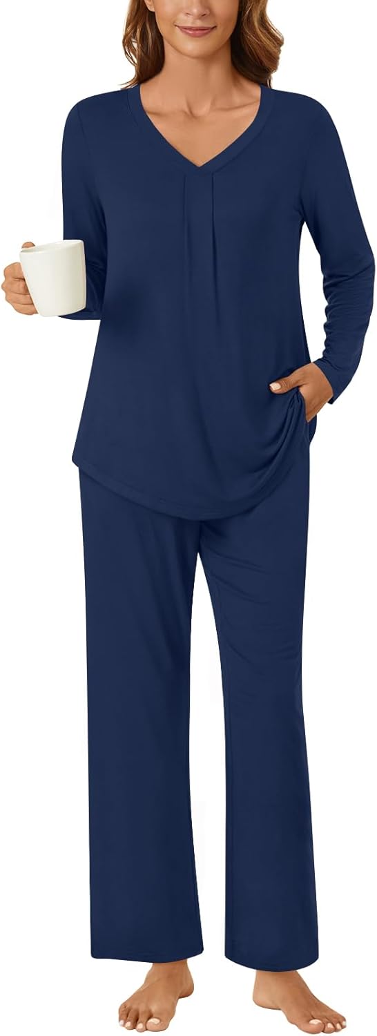 Bestbee Women's Pajama Set, Special 2 Piece Lounge Outfits, Innovative V Neck Y2...