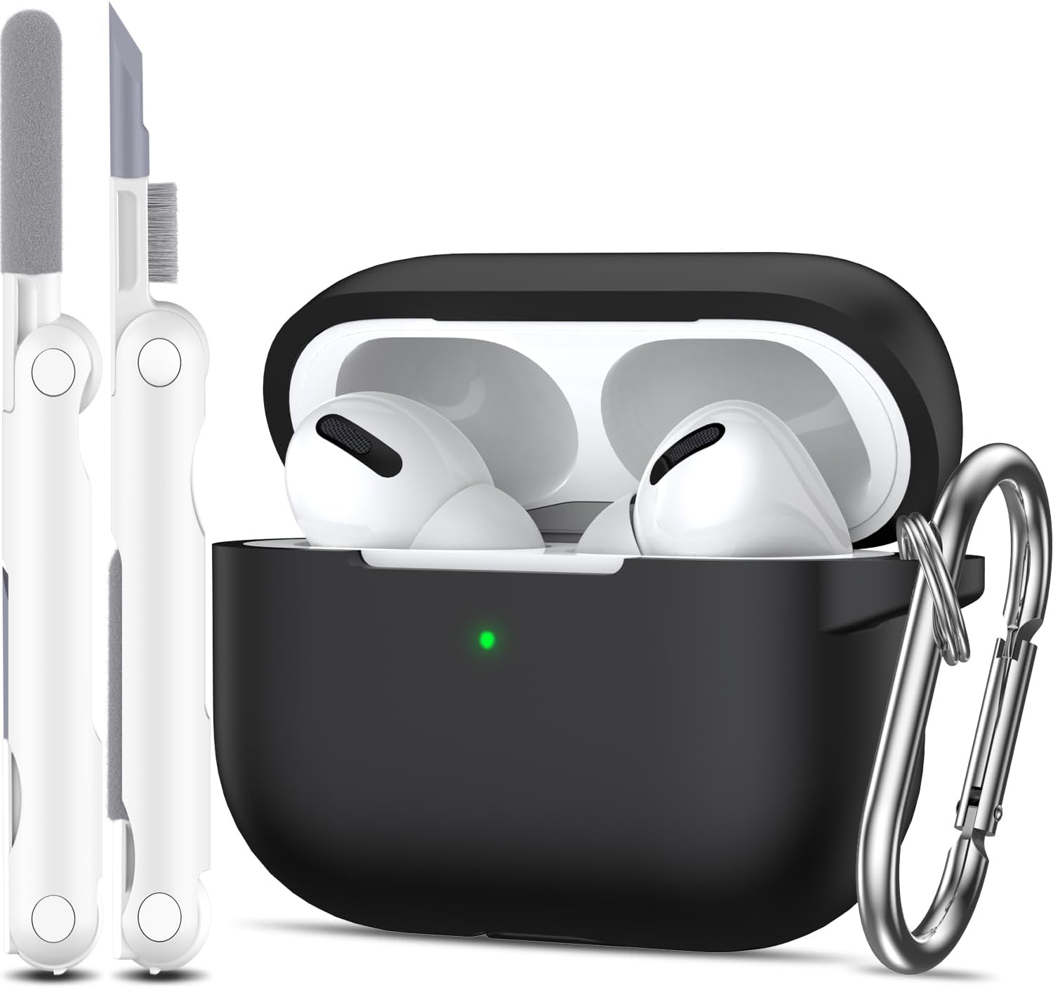 R-fun AirPods Pro Case, Special Protective Silicone Case with Cleaning Set, Inno...