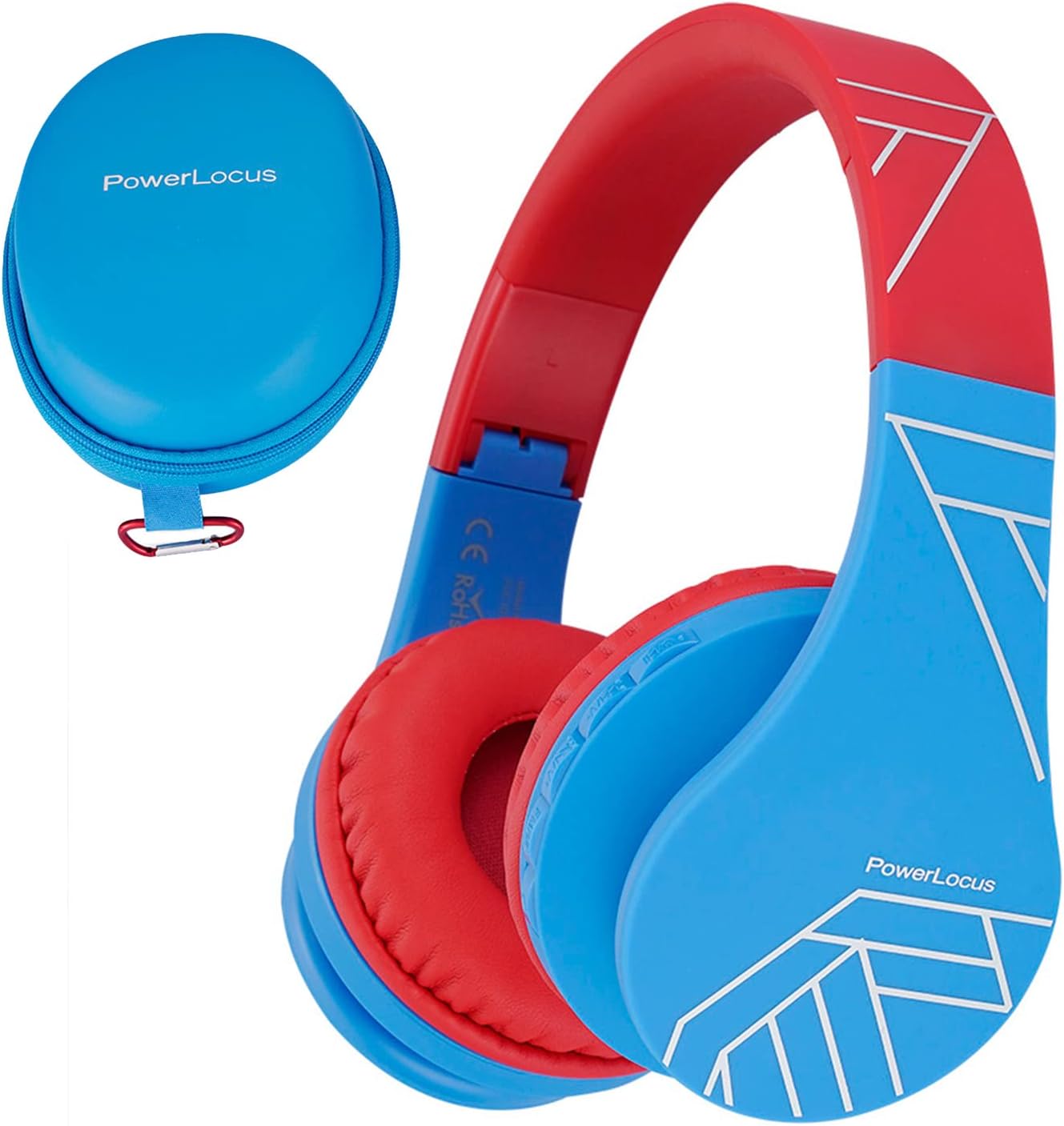 Bluetooth Headphones for kids, PowerLocus Wireless Foldable Headphones Over Ear,...