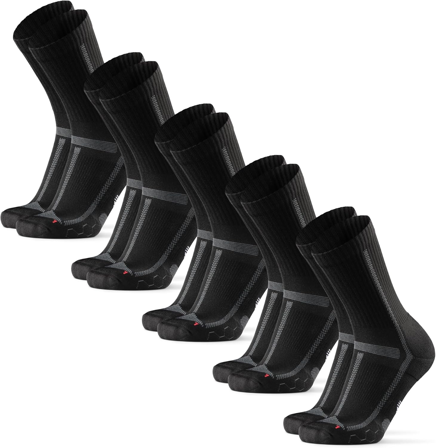 DANISH ENDURANCE Cushioned Running Socks, Special Running Socks for Long Distanc...
