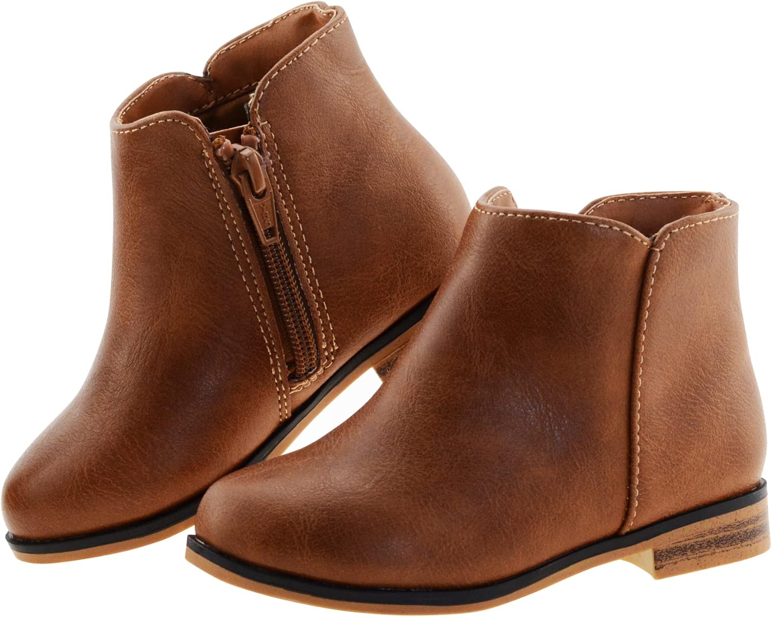 LseLom Girls Boots Ankle Boots for Girls with Zipper Short Suede Booties Fashion...