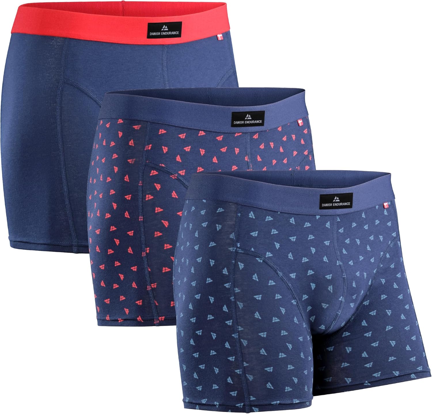 DANISH ENDURANCE Men's Cotton Boxer Shorts, Special Stretchy Soft Underwear, Cla...