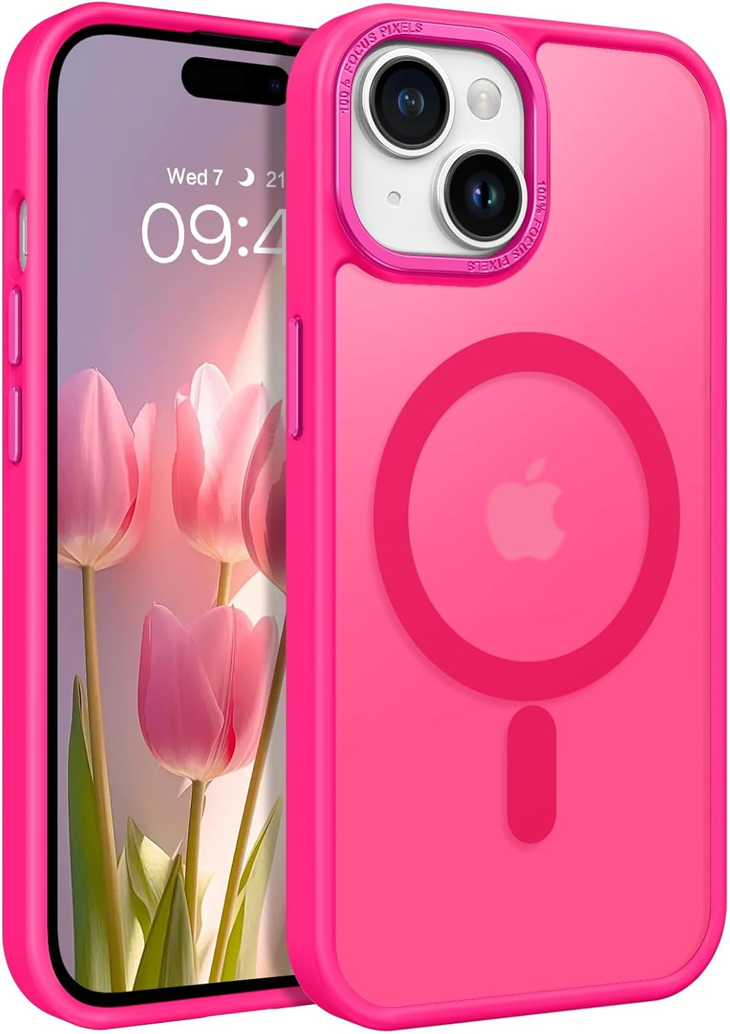 BENTOBEN Compatible with iPhone 15 Plus Case, Translucent Matte Slim Shockproof...