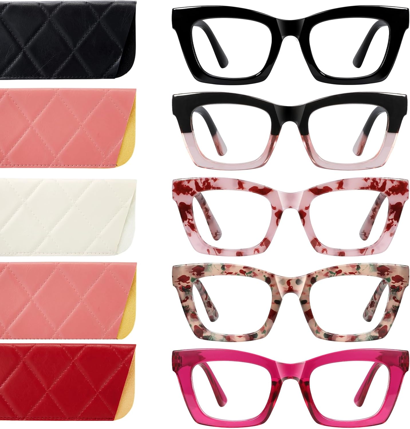 Oprah Style Reading Glasses, Special Blue Light Blocking Eyeglasses for Women an...