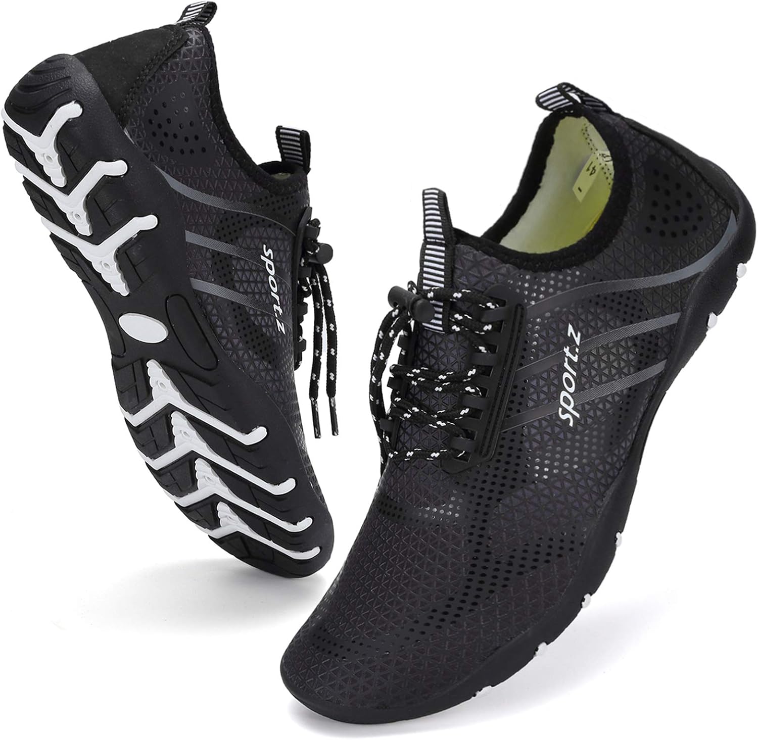 WateLves Water Shoes Mens Womens Barefoot Beach Swim Shoes Quick-Dry Aqua Socks...