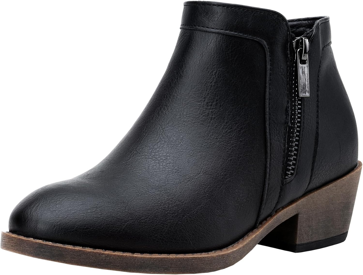 Jeossy Women's 9618 Classic Ankle Boots, Special Slip-On Chunky Heel Boots, Inno...