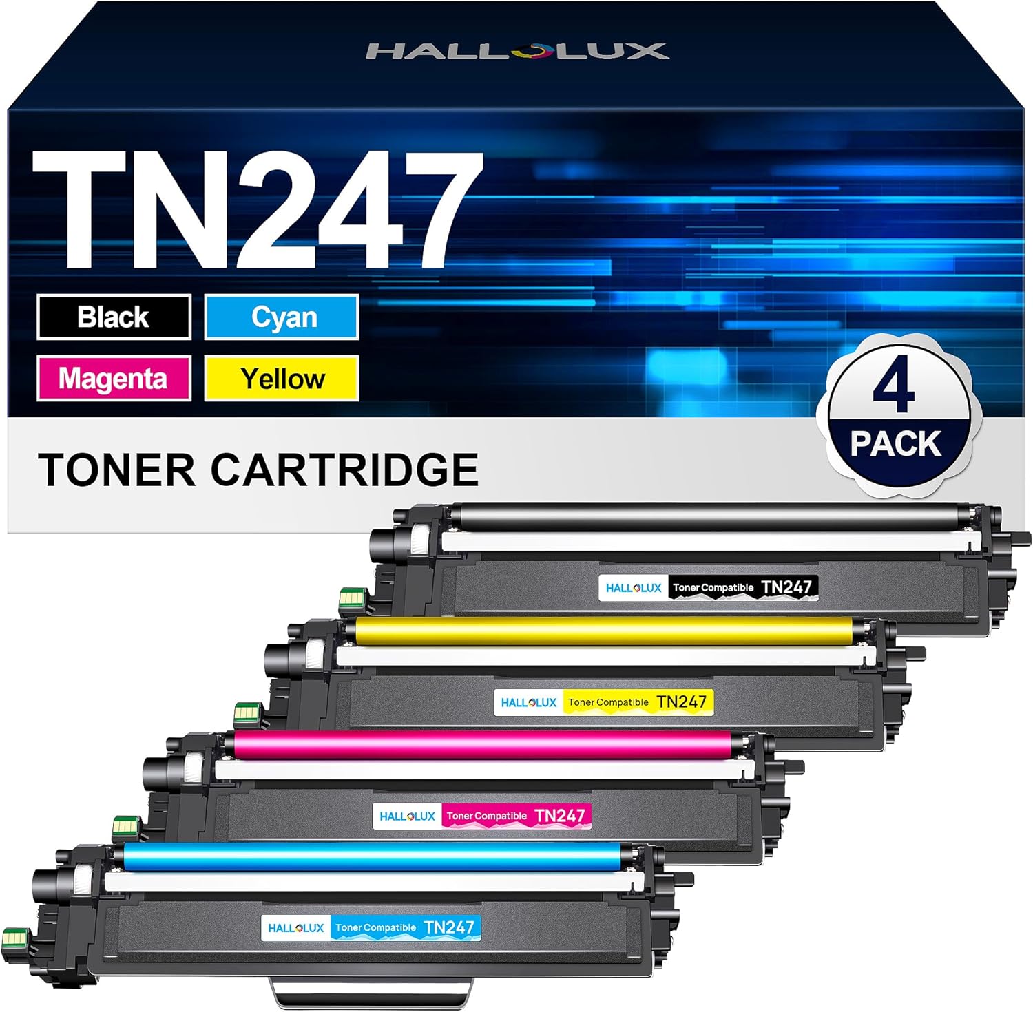TN247 Toner Cartridge Compatible with Brother TN-243CMYK TN-247 Toner for Brothe...