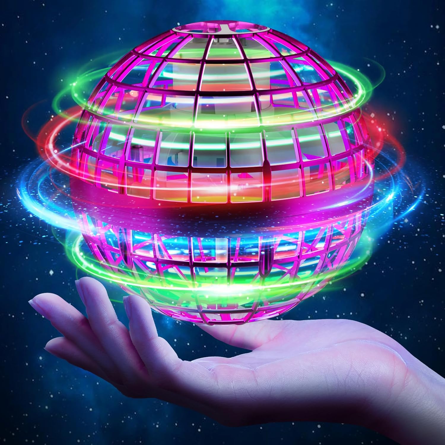 Flying Ball Toys, Unique Globe 360° Rotating Hand Controlled Toys, Innovative Ma...