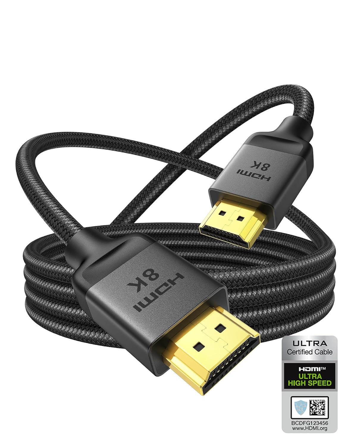 Silkland 8K HDMI®Cable 5M Certified, [8K@60Hz, 4K@120Hz/144Hz, 2K@240Hz] Long HD...