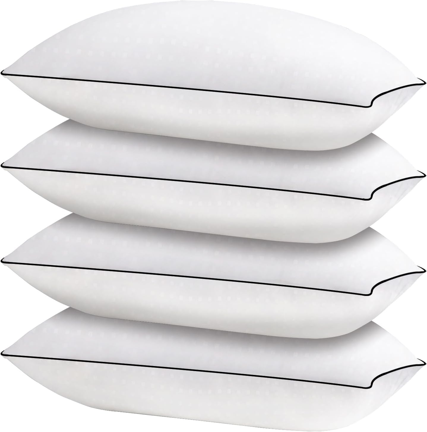 HIMOON Bed Pillows for Sleeping 4 Pack,Queen Size Cooling Pillows Set of 4,Top-e...