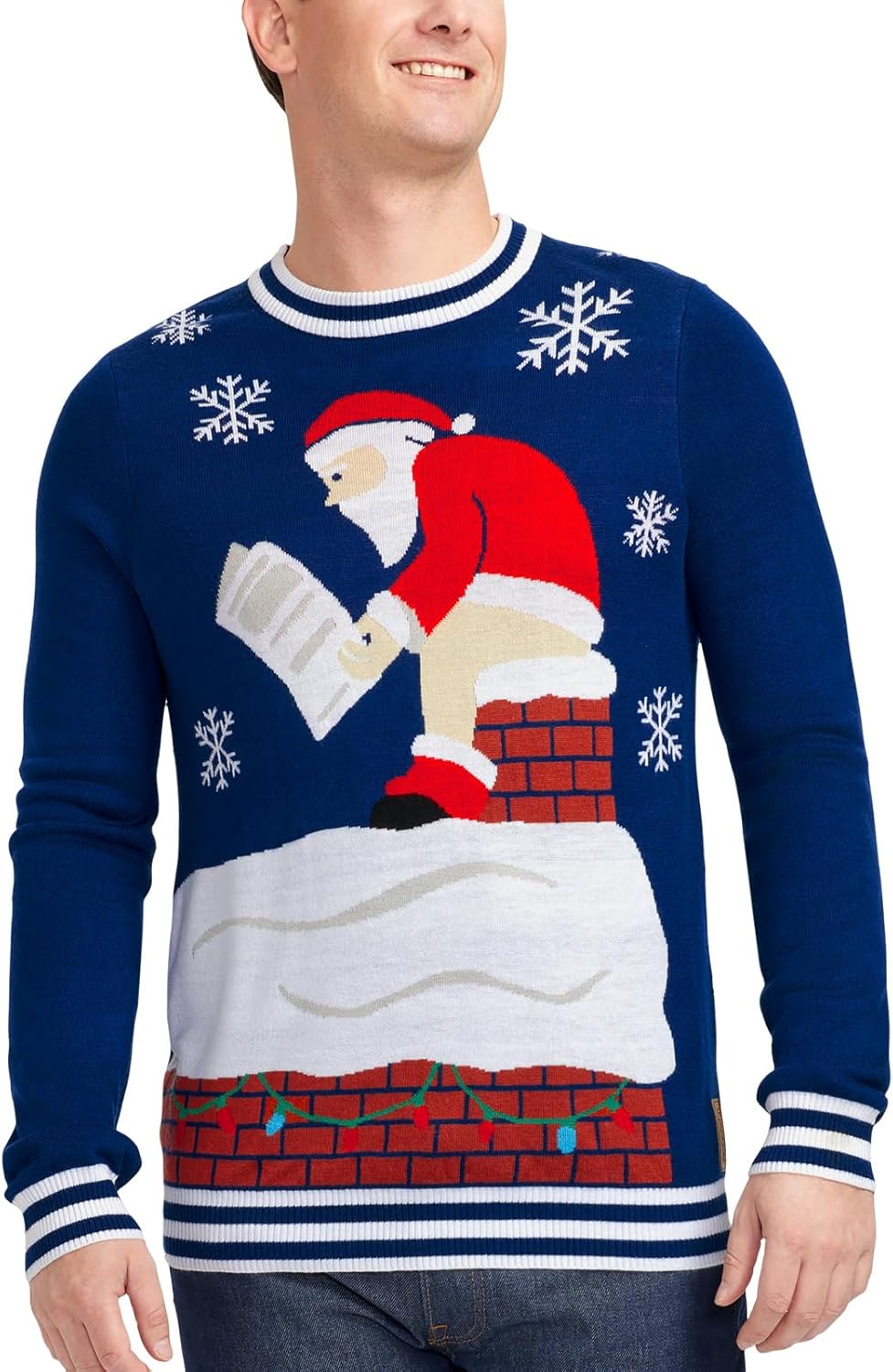 Tipsy Elves Men's Ugly Christmas Sweaters, Special Funny Christmas Sweaters for...