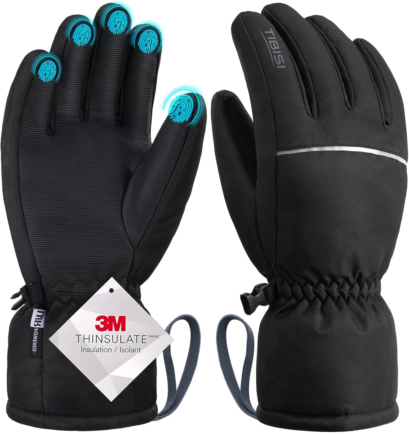 RUIXUE Winter Thermal Gloves, Special Ski Gloves with -25℉ Coldproof Touchscreen...