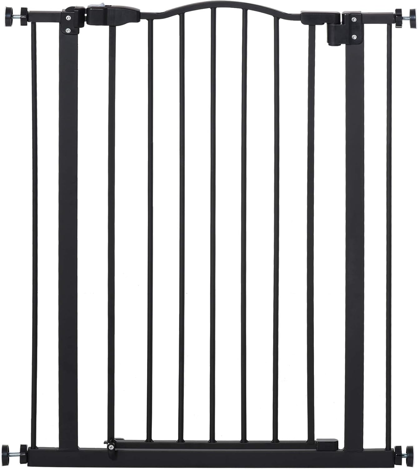 PawHut Pressure Fit Dog Stair Gate, Special Safety Gate No Drilling, Innovative...