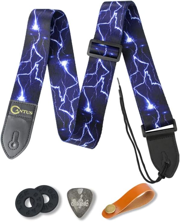 CANTUS Guitar Strap, Special Guitar Accessory for Bass Acoustic Electric Guitars...