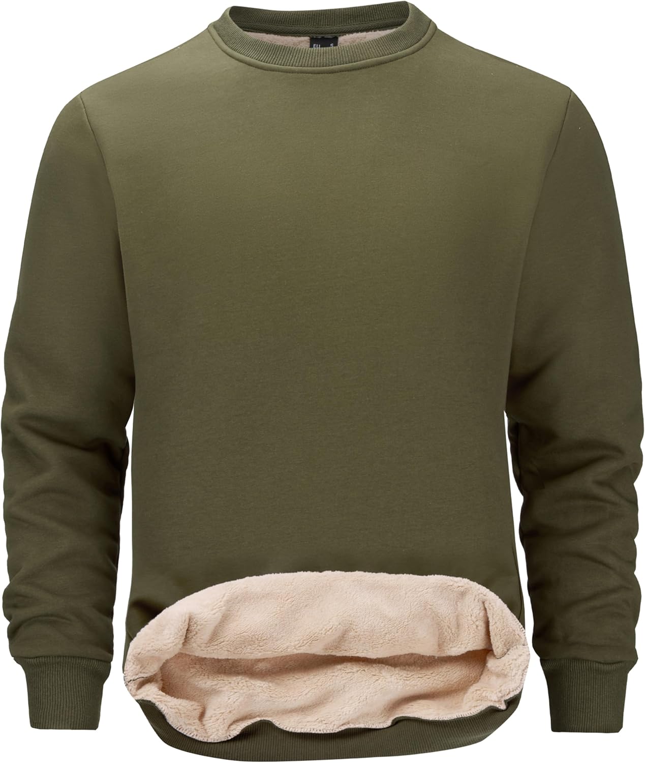 Tansozer Men's Warm Sweatshirts Winter Jumper Thermal Fleece Lined Pullover Sher...