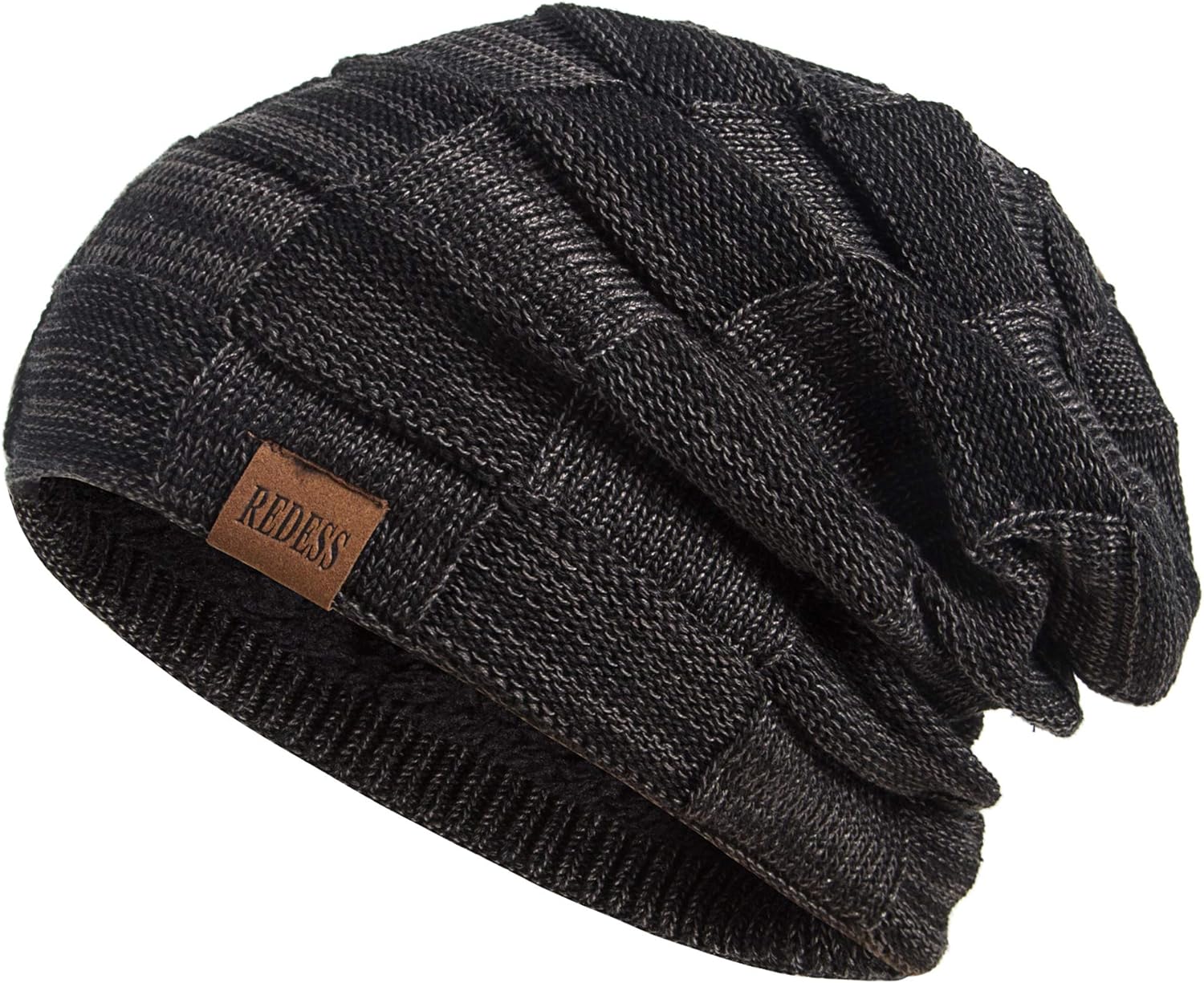 REDESS Beanie Hat for Men and Women Winter Warm Hats Knit Slouchy Thick Skull Ca...