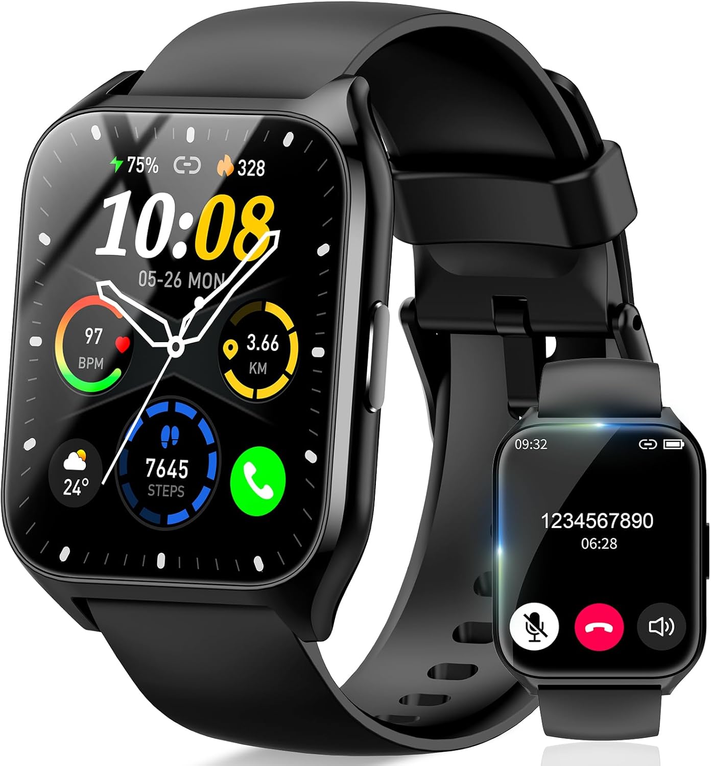 DUSONLAP Smart Watch for Men Women (Answer/Make Calls), 1.85" Fitness Watch with...