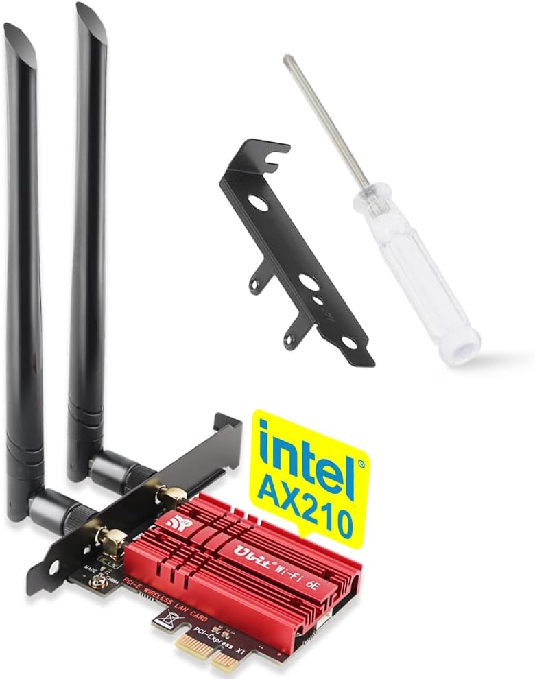 6Ghz WiFi Card, High-Quality 5400Mbps PCIe WiFi 6E Card, Special Intel WiFi 6E A...