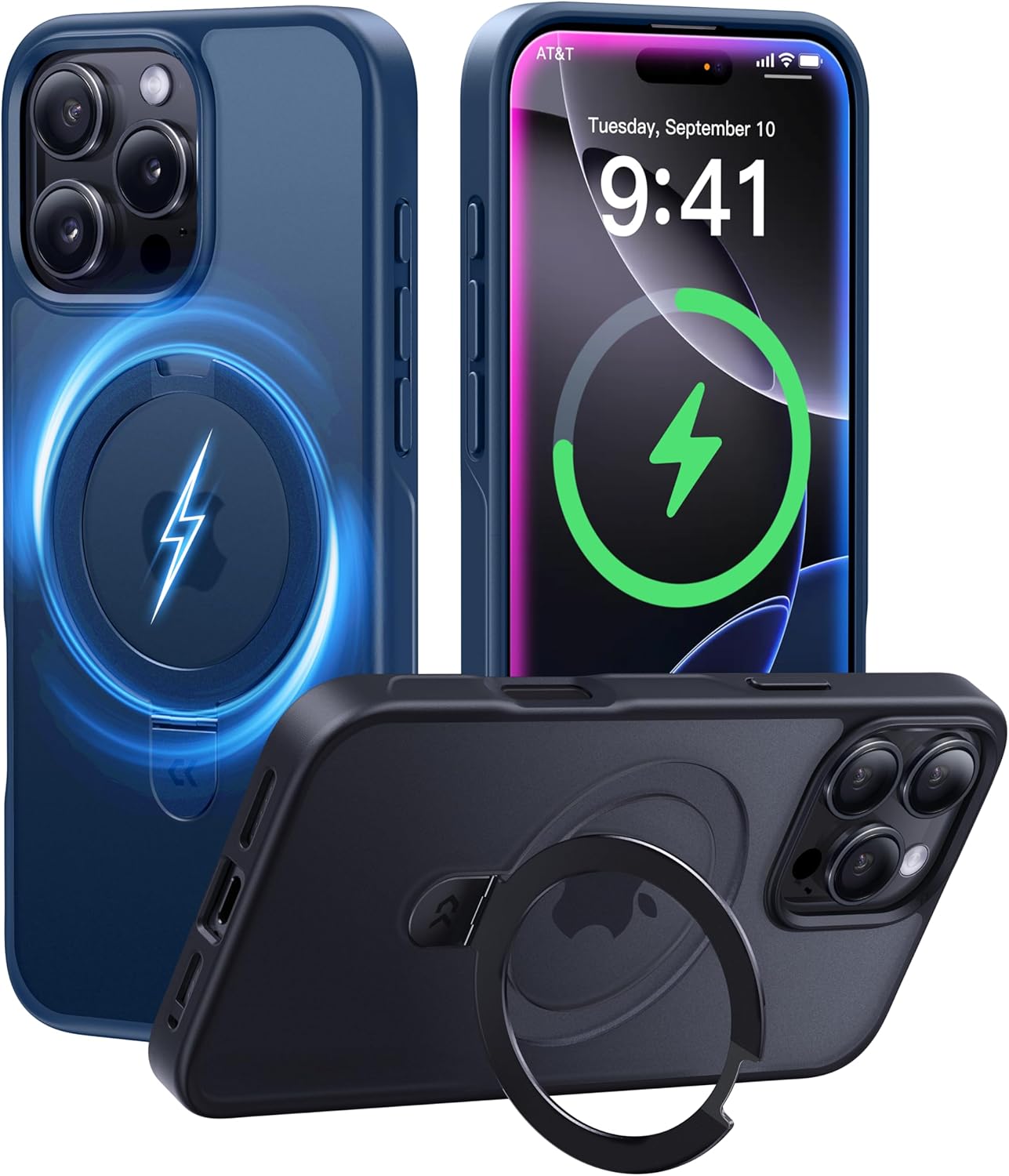CASEKOO Magic Stand, Special iPhone Case for iPhone 16 Pro Max, Innovative MagSa...