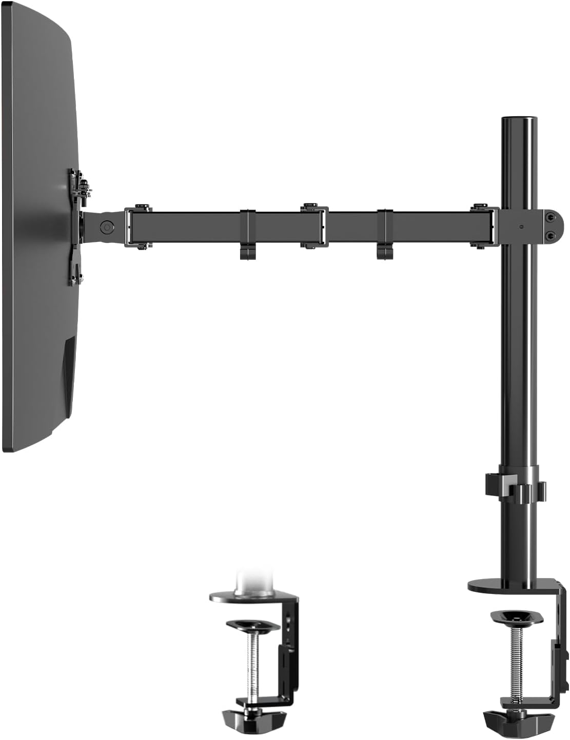 Pholiten Single Monitor Arm,Single Monitor Desk Mount,Adjustable Monitor Arm,Sin...