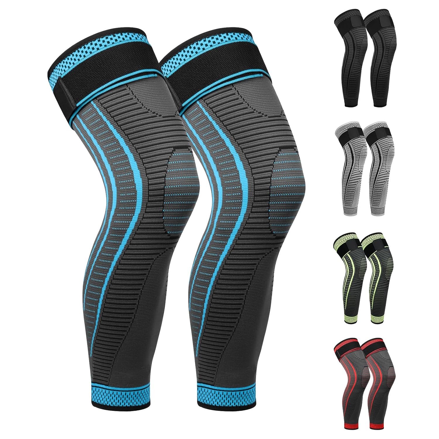 Ruilaibao Full Leg Compression Sleeves, High-Quality Long Knee Support Sleeve wi...