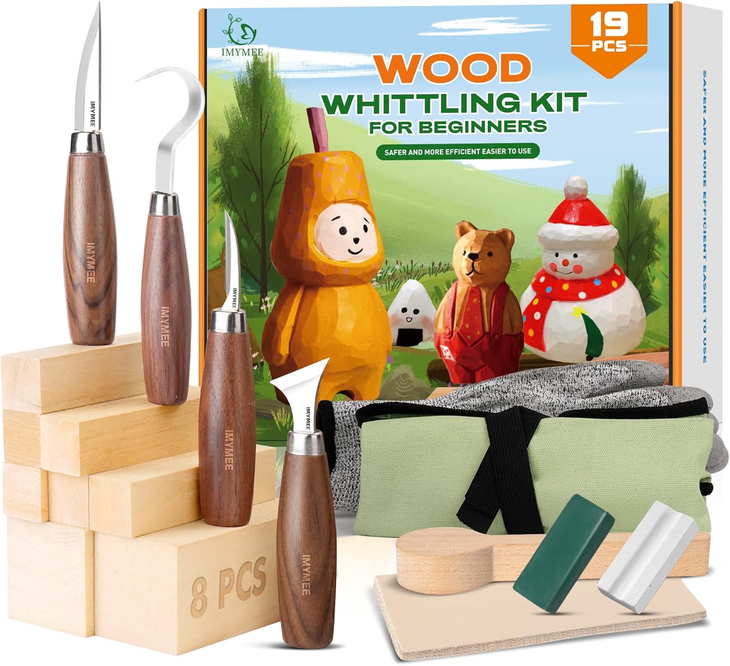 IMYMEE Wood Whittling Kit, Special Whittling Set for Beginners, Comprehensive Wh...