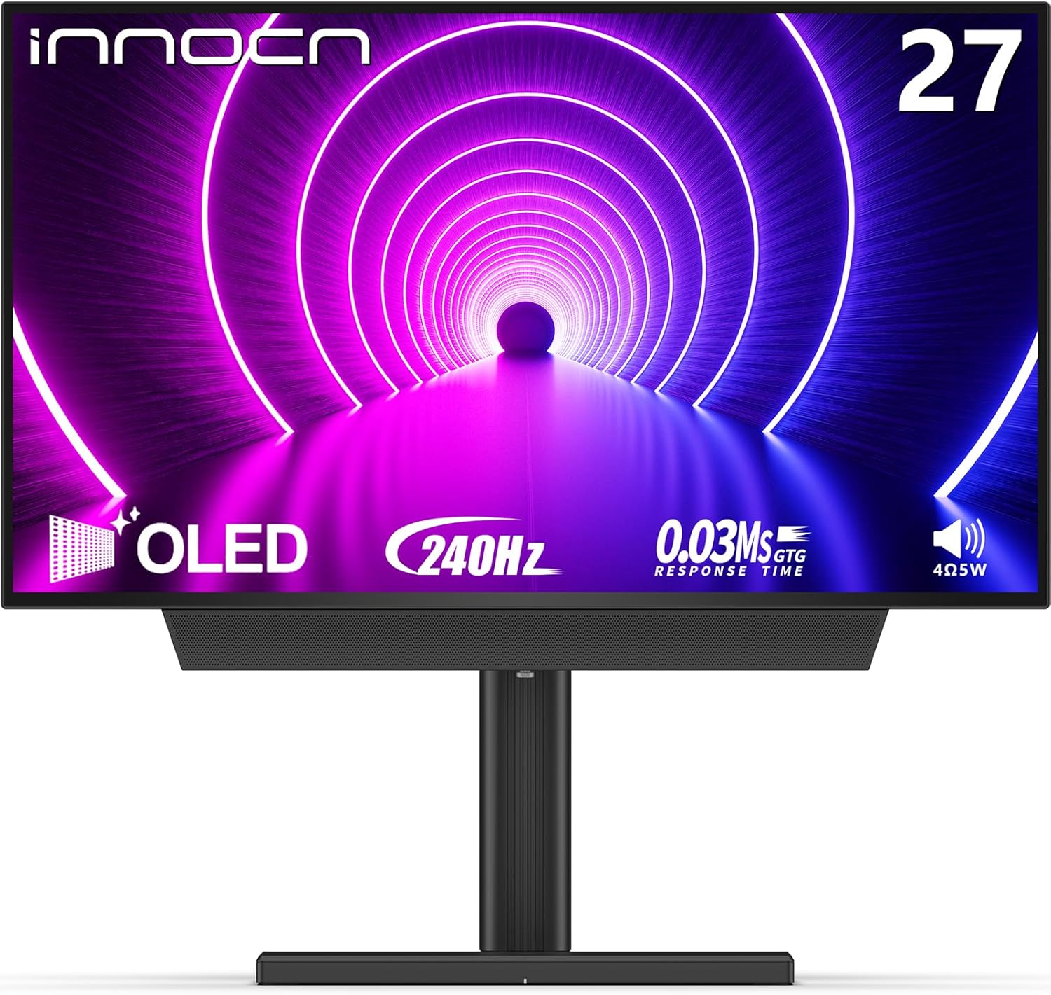 INNOCN 27" OLED Gaming Monitor 2K QHD 2560 x 1440p 240Hz 0.03ms HDMI DP USB Type...