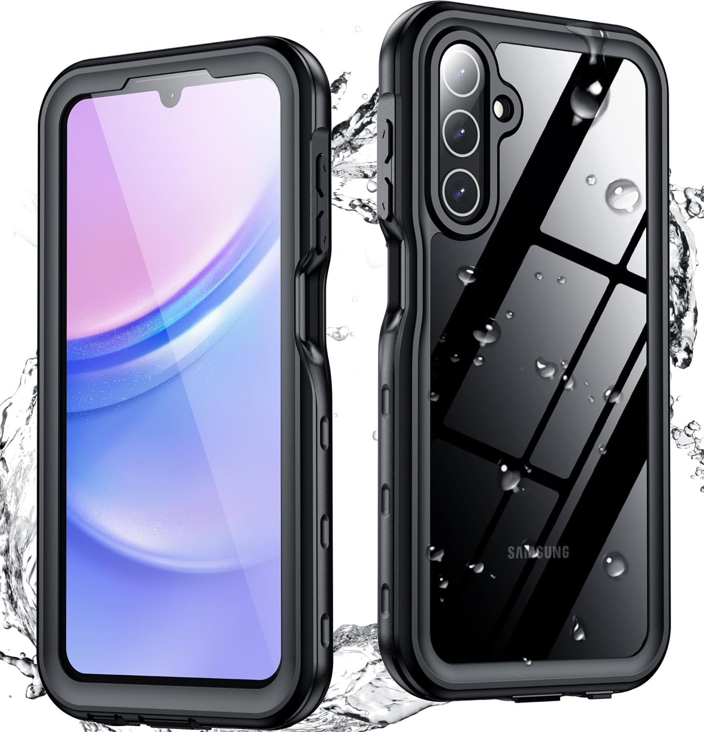 SPIDERCASE for Samsung Galaxy A15 5G Case Waterproof, Full Heavy Duty Protection...