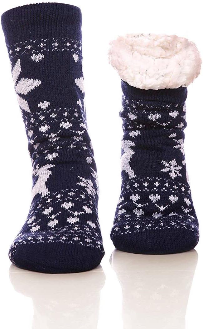 FRALOSHA Fuzzy Warm Slipper Socks, Special Winter Floor Socks for Women, Innovat...