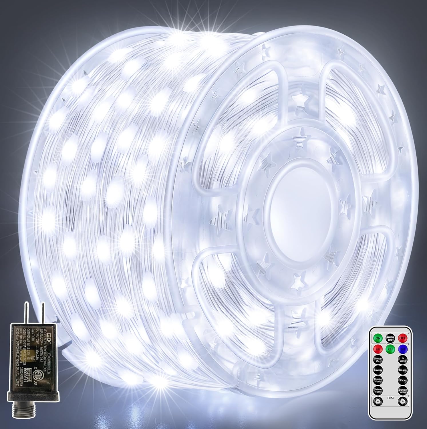 Shineshine Christmas Lights, Special 1000 LED Long Lights With IP67 Waterproof D...