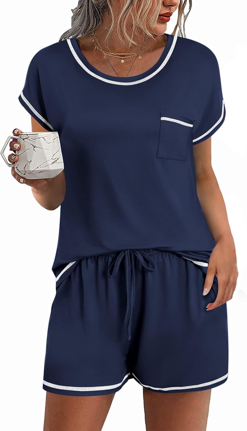 Special Ekouaer Womens Pajama Sets, Comfortable Womens Sleepwear With Soft Short...