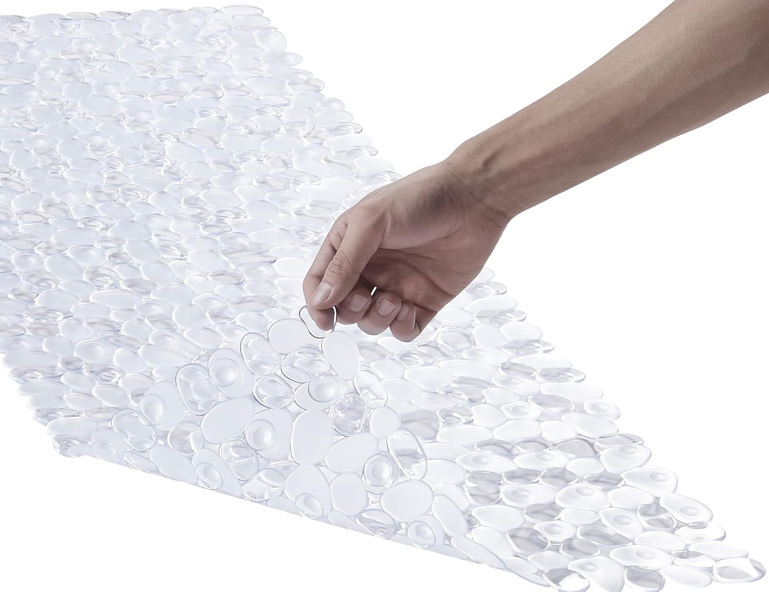 Bath Shower Mat Non Slip: Extra Large Pebble Bathtub mat for Kids, Elderly, Anti...