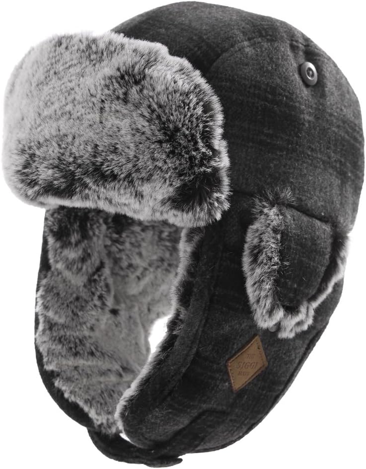 Comhats Trapper Hat, High-Quality Winter Wool Blend Hat for Men and Ladies, Supe...