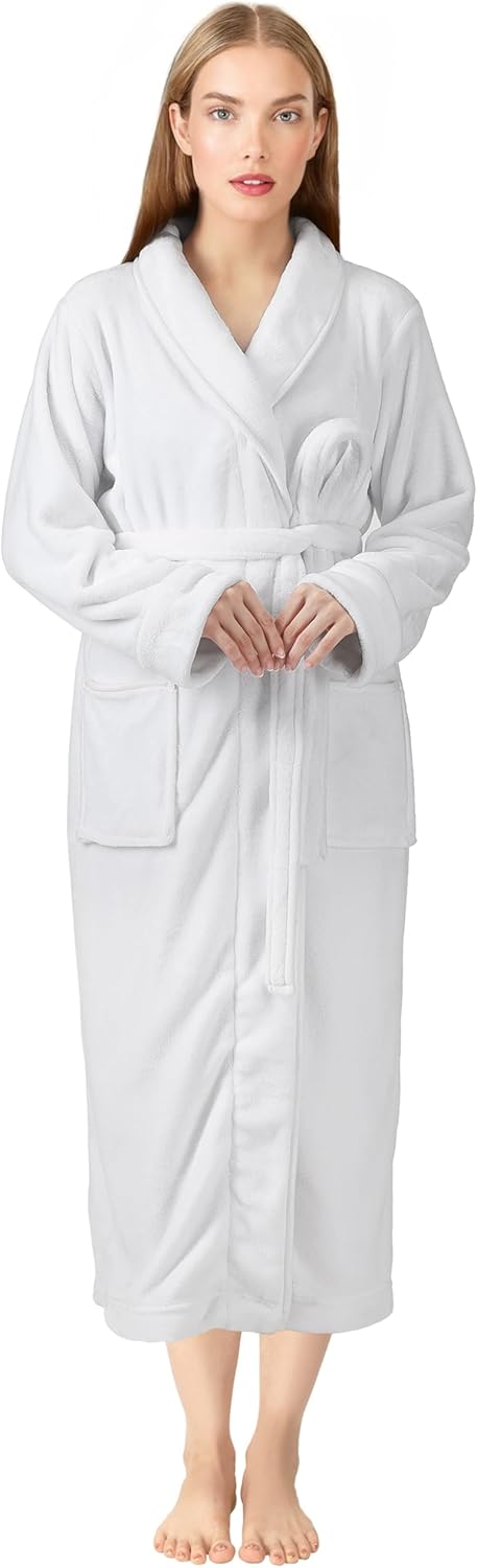 NY Threads Premium Women's Robe, Special Plush Soft Long Bathrobe, Innovative Wa...