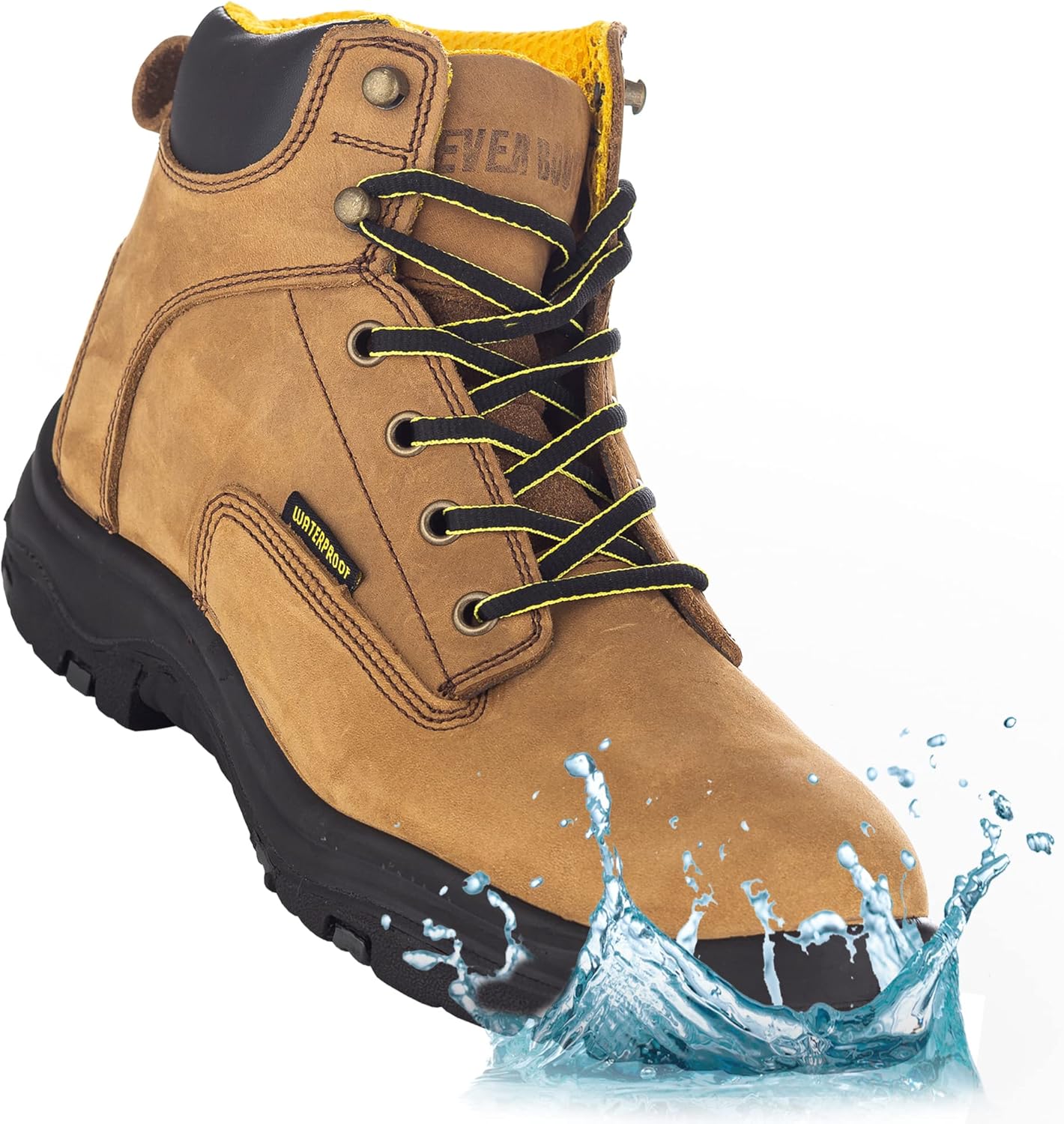 High-Quality EVERBOOTS ULTRA DRY Men's Waterproof Hiking Work Boots, Special Lea...